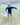 Navy Rainbow Rash Top with UPF 50+ sun protection boy
