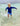 Navy Rainbow Rash Top with UPF 50+ sun protection boy