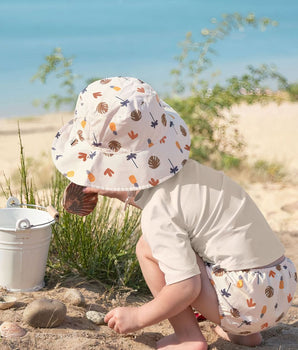 Bucket Hat Tropical with UPF 80 sun protection baby