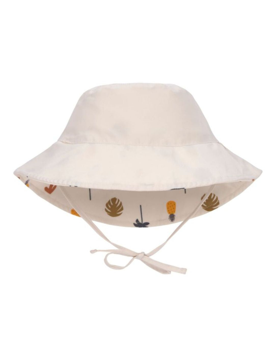 Bucket Hat Tropical with UPF 80 sun protection reversible