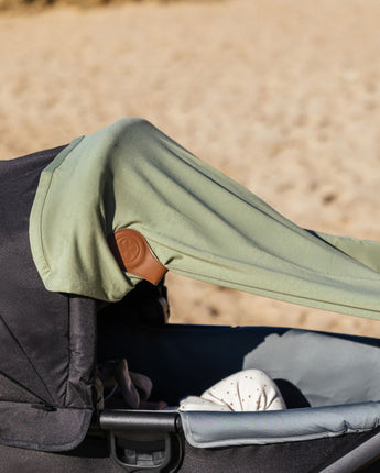 Sun Protection Blanket Olive Green with UPF 50+ protection buggy
