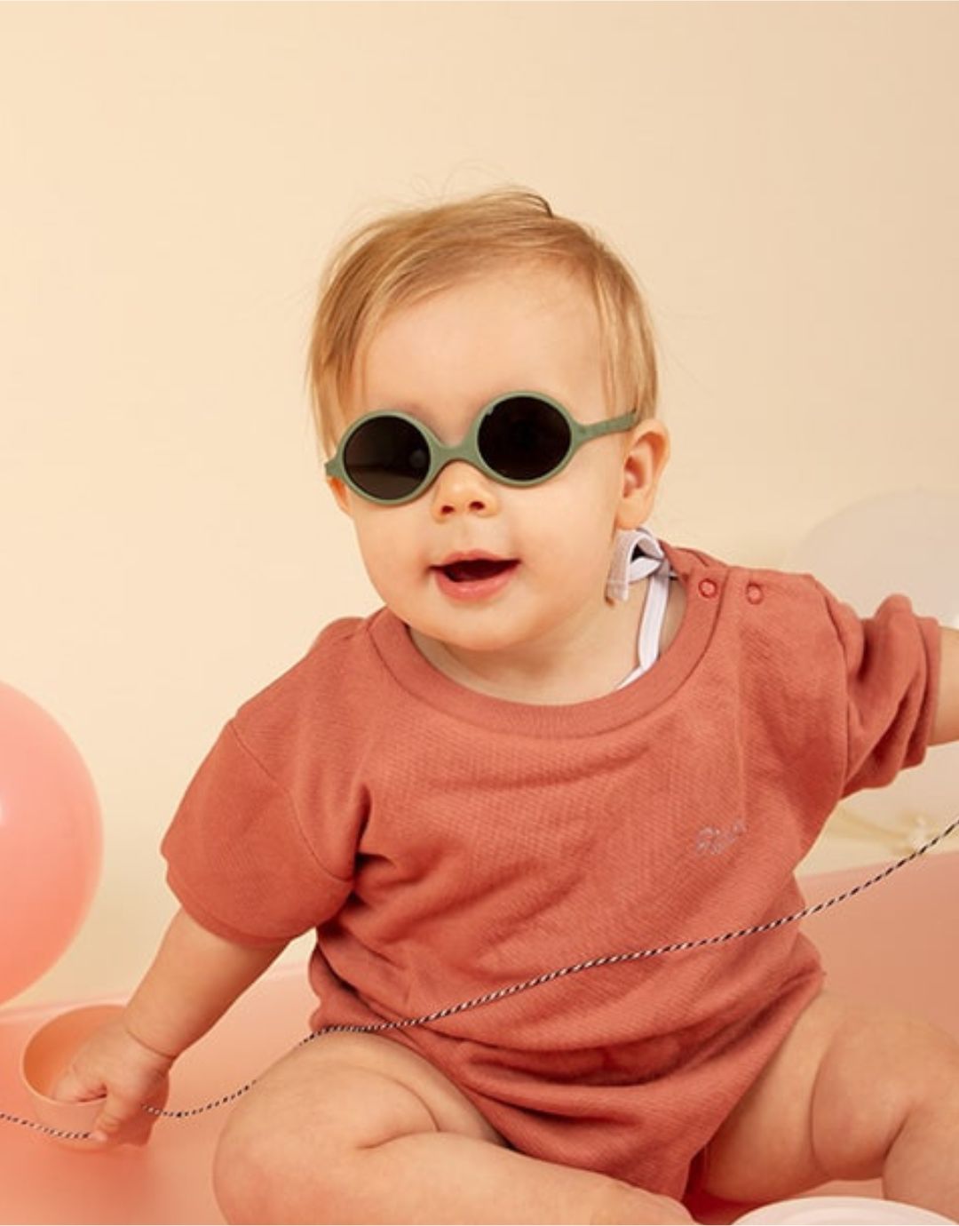 Sunglasses Diabola Khaki with UV Protection baby