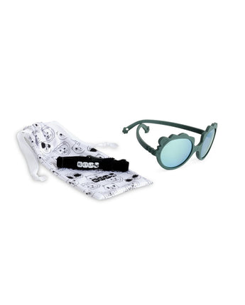 Sunglasses Lion Green with UV Protection packaging