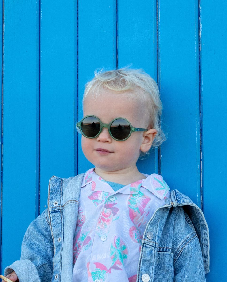 Sunglasses WOAM Bottle Green with UV Protection baby boy