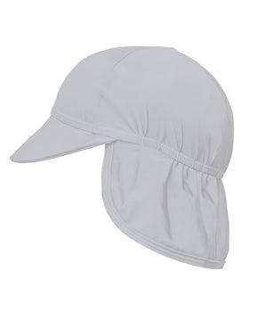 White Flap Hat with UPF 50+ sun protection side