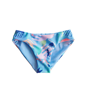 Jellyscape - Periwinkle Reversible Bikini Bottom with UPF 50+ sun protection flatlay