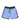 Periwinkle Swim shorts with UPF 50+ sun protection flatlay