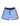 Periwinkle Swim shorts with UPF 50+ sun protection flatlay